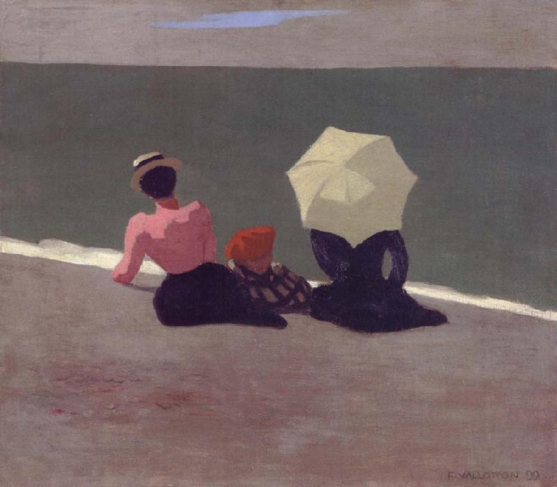 Felix Vallotton on the beach oil painting image